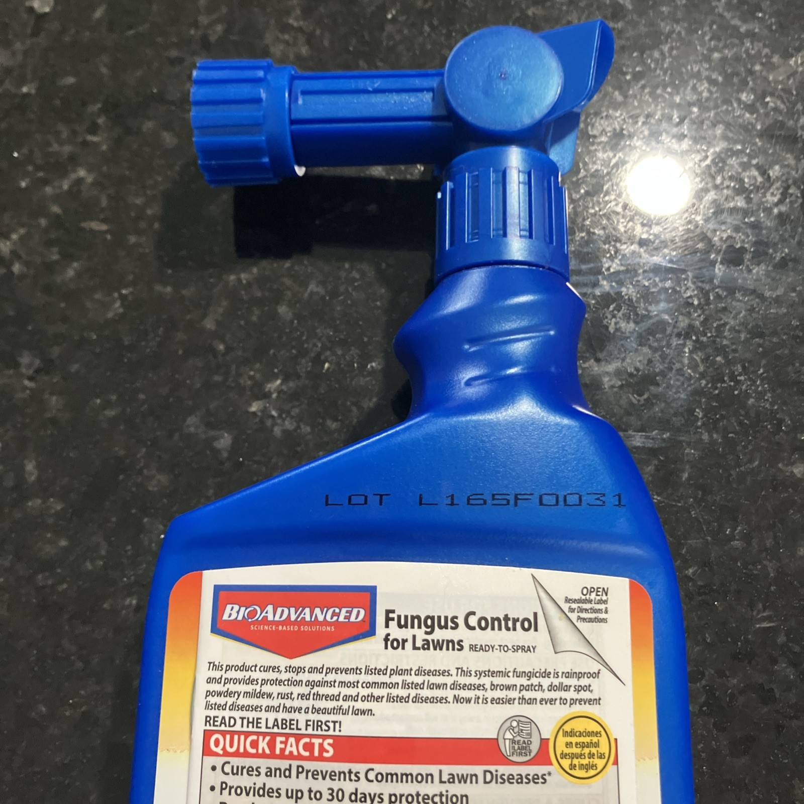 Lot of 2 BioAdvanced Fungus Control For Lawns Cures and Prevents 32 Fl Oz Each
