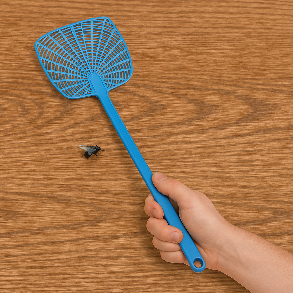 3 Pack Bug & Fly Swatter Extra Long Handle Indoor Outdoor 17.4″ Long