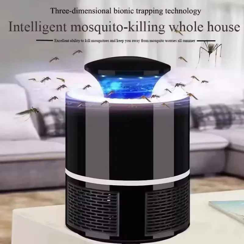 Electric UV Mosquito Killer Lamp Outdoor/Indoor Fly Bug Insect Zapper Trap USB