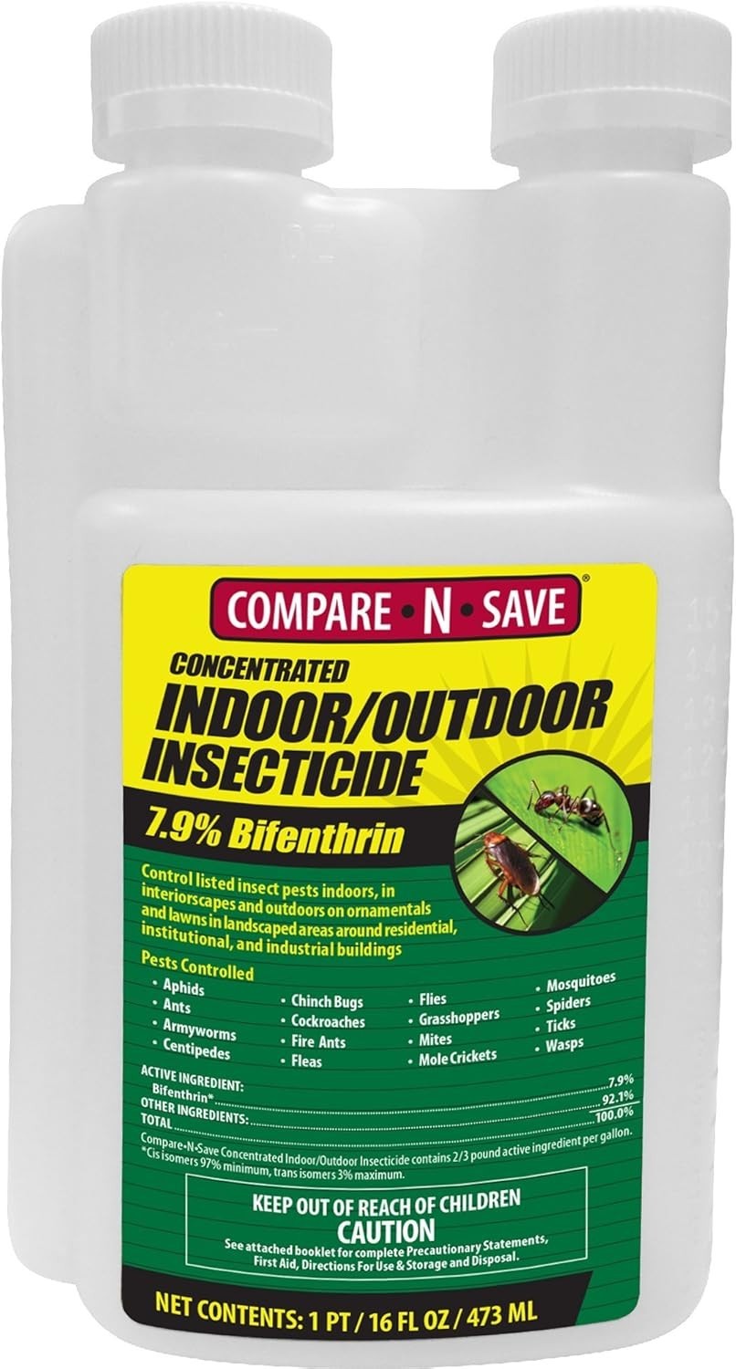 Concentrate Indoor Outdoor Insecticide 16oz Bifenthrin Pest Control Spray
