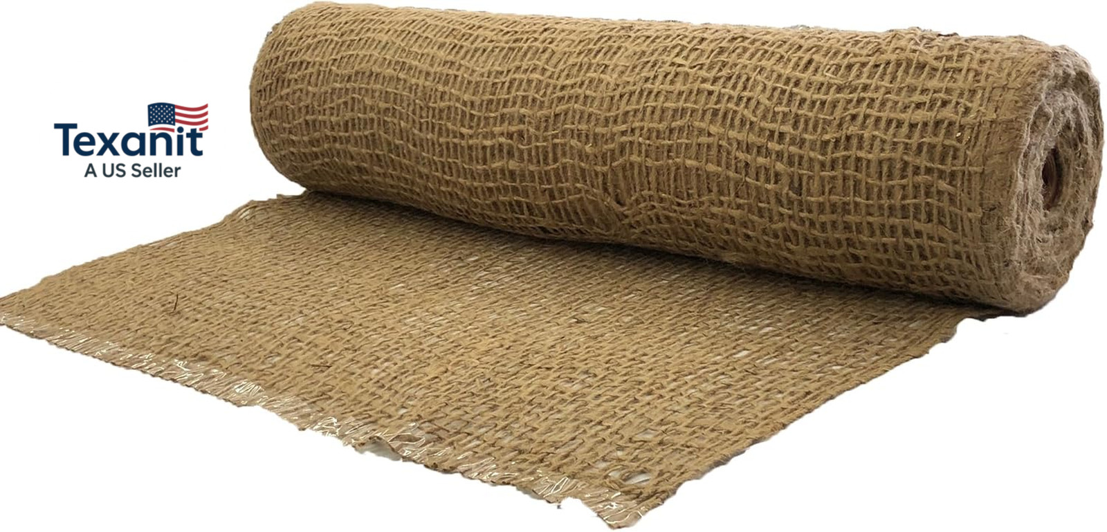 Jute Erosion Control, Soil Saver Mesh Blanket – 48″ Wide X 20 Yards (60 Feet Lon