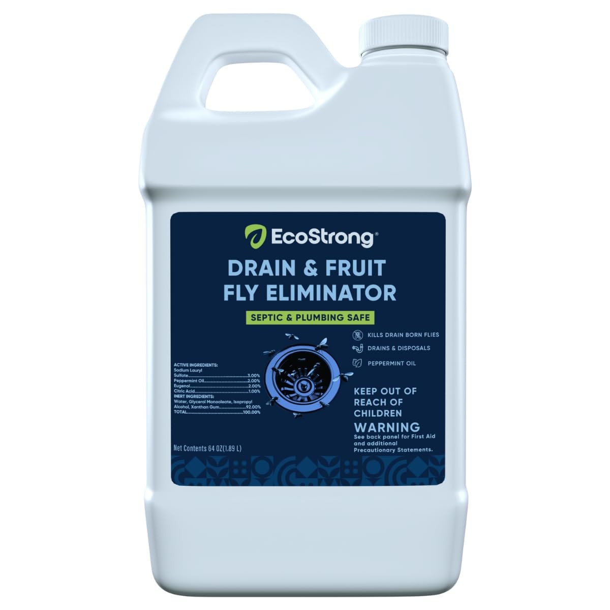 Fruit Fly Drain Treatment | Eliminator | 64 Fl Oz (Pack of 1)