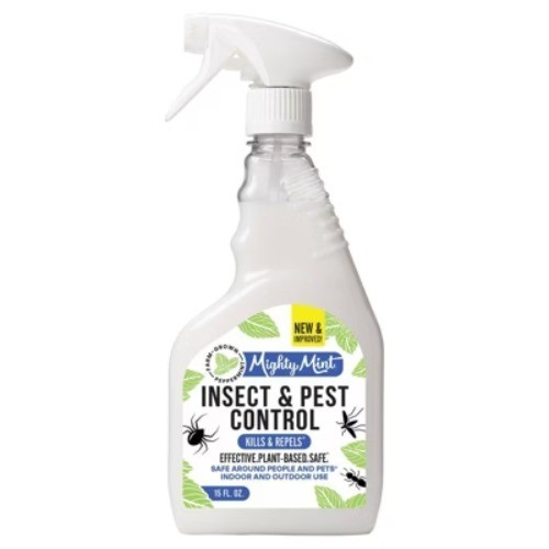 Mighty Mint Peppermint Oil Bug Spray Pump 15oz Pet Safe Plant Indoor Outdoor