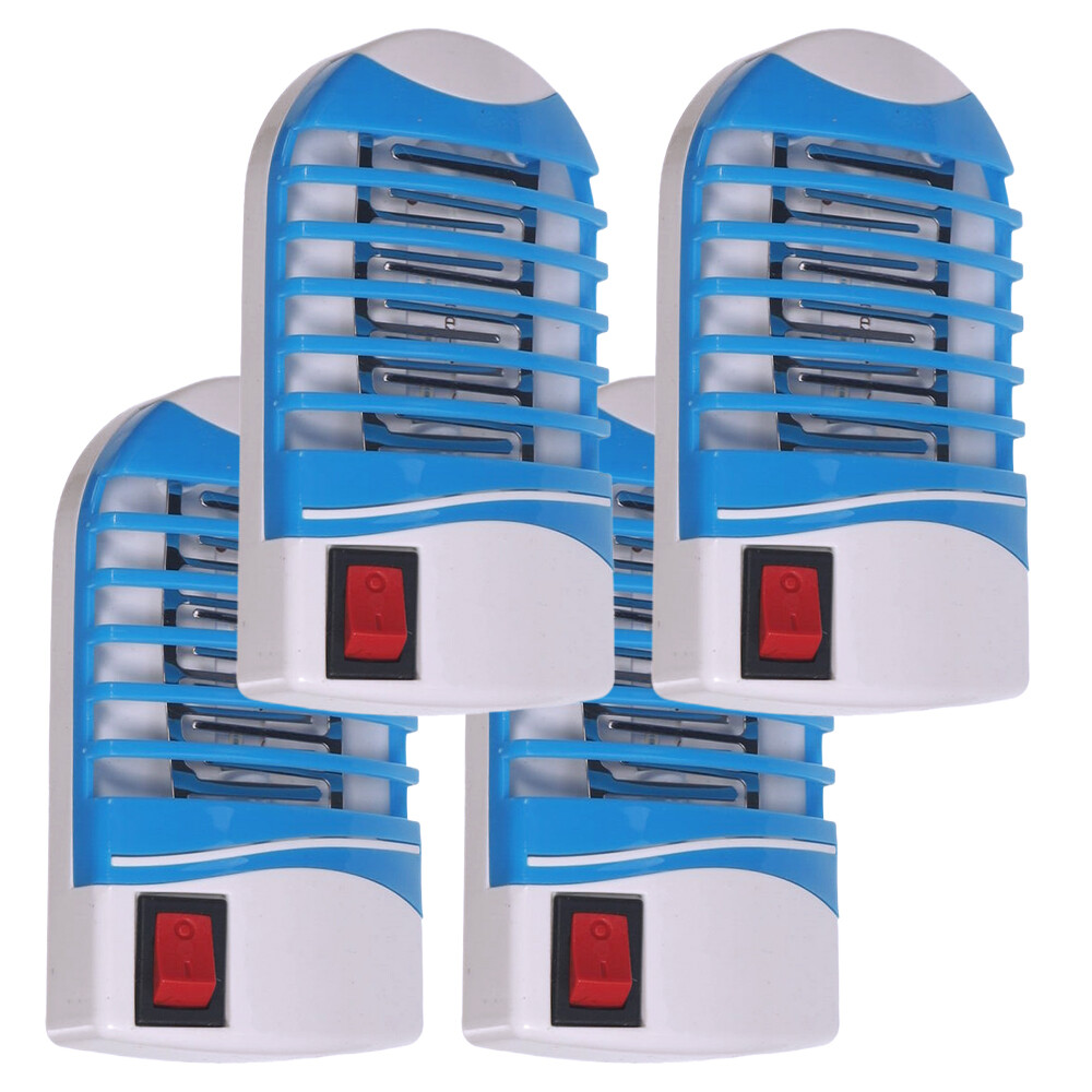 4pcs Plug in Electronic Repellent Mosquito Electric Zapper Gnat Fly Trap