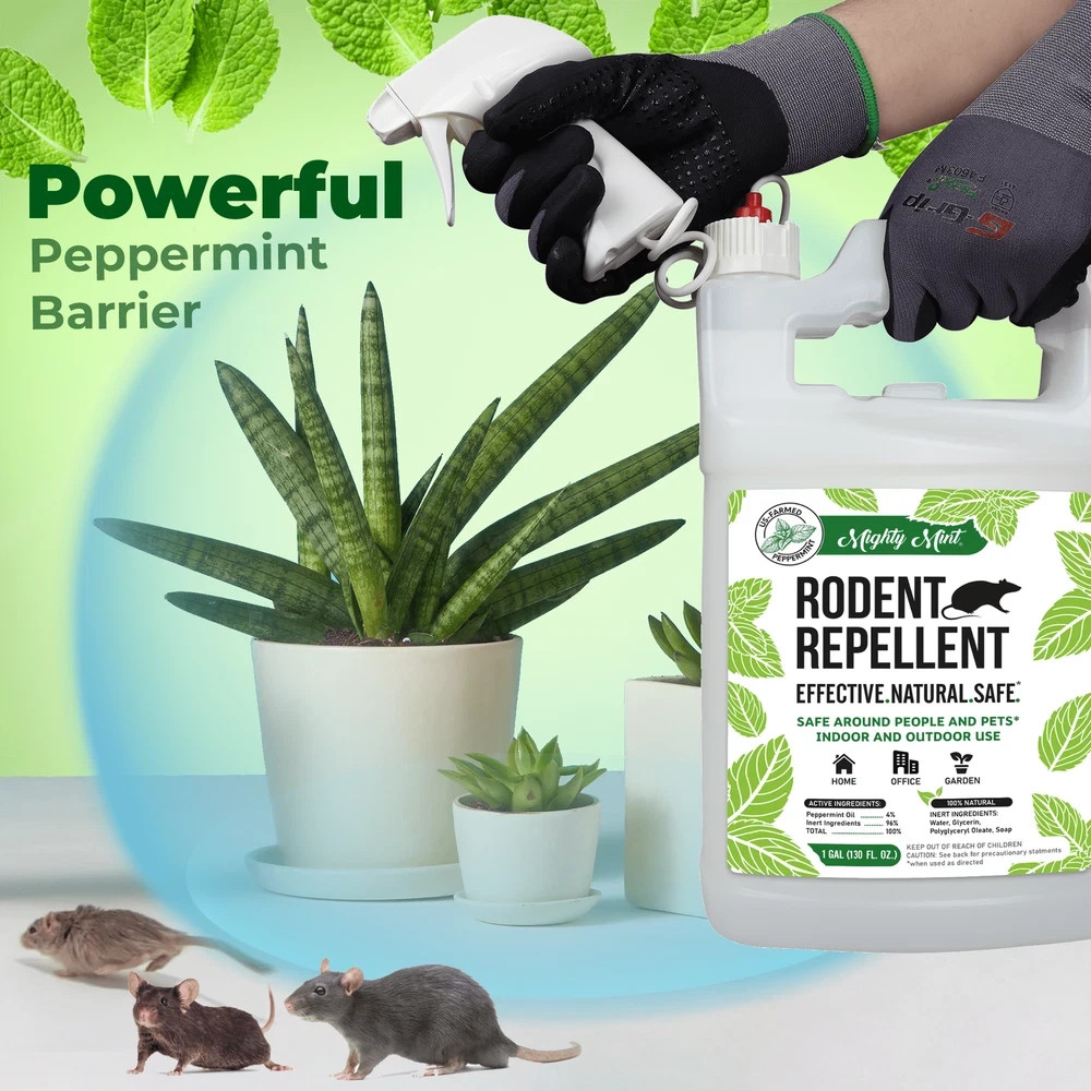 Mighty Mint Rodent Repellent, 130 fl. oz.