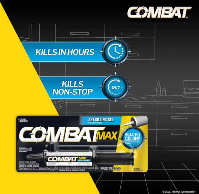 Combat Indoor and Outdoor Ant Killing Gel, 27 Gram (Pack Of 1)