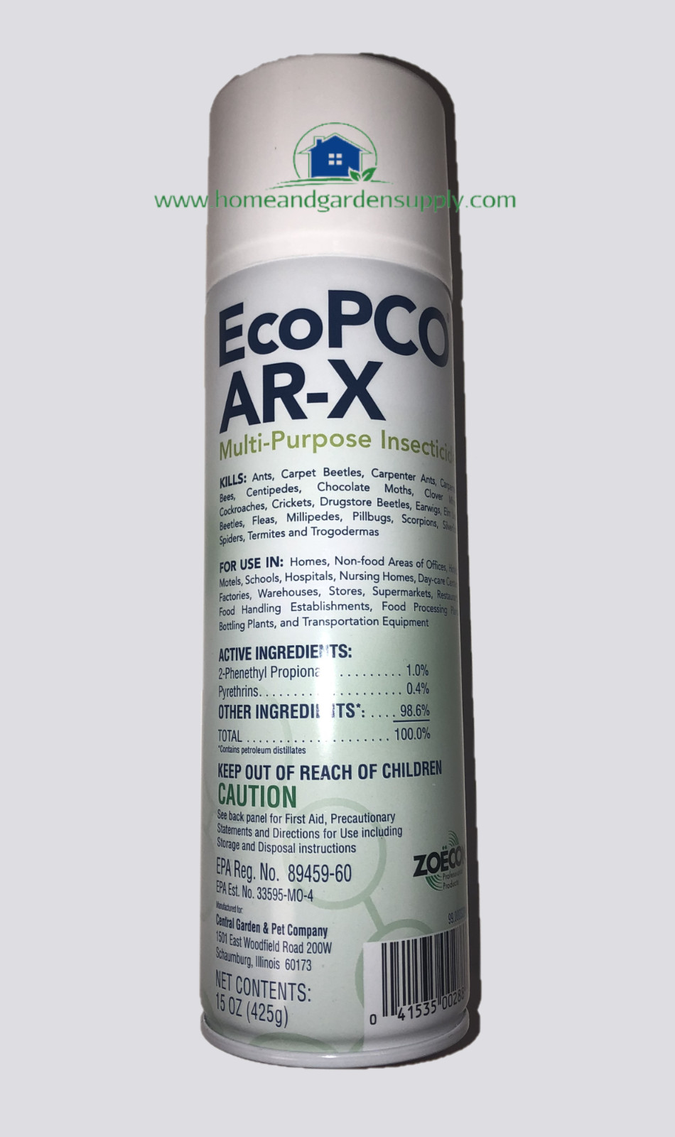 EcoPCO AR-X Multi-Purpose Insecticide 15 oz Can by Zoecon