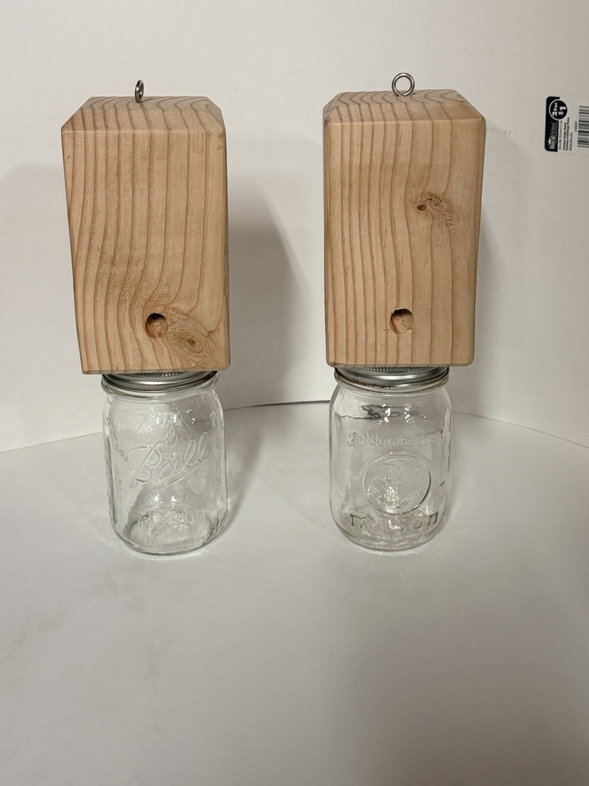 Handmade Carpenter Bee Trap Set of 2 Carpenter Bee Traps