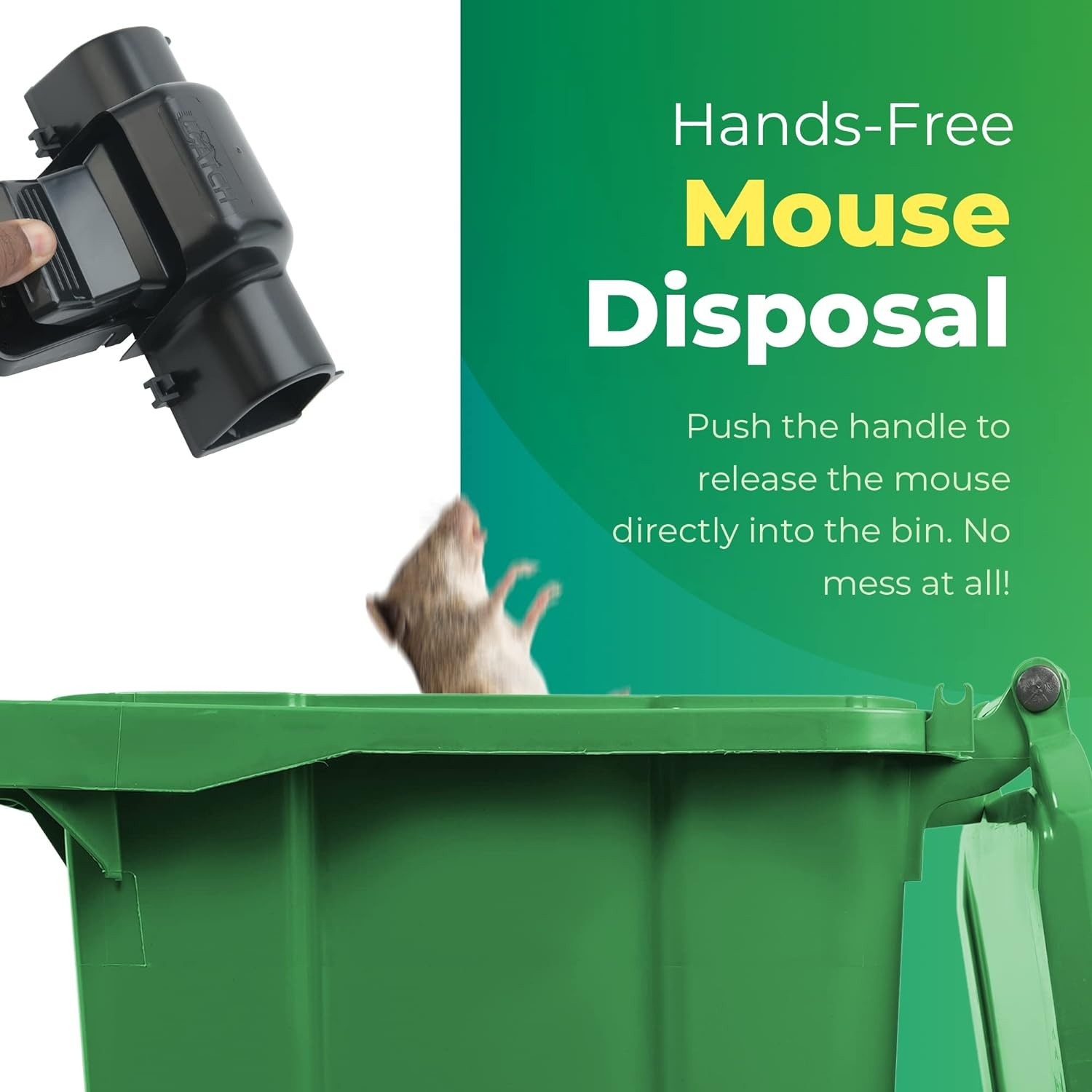Pack of 2 Modern Rat Traps – Child-Safe, Easy to Use Rodent Control Solution