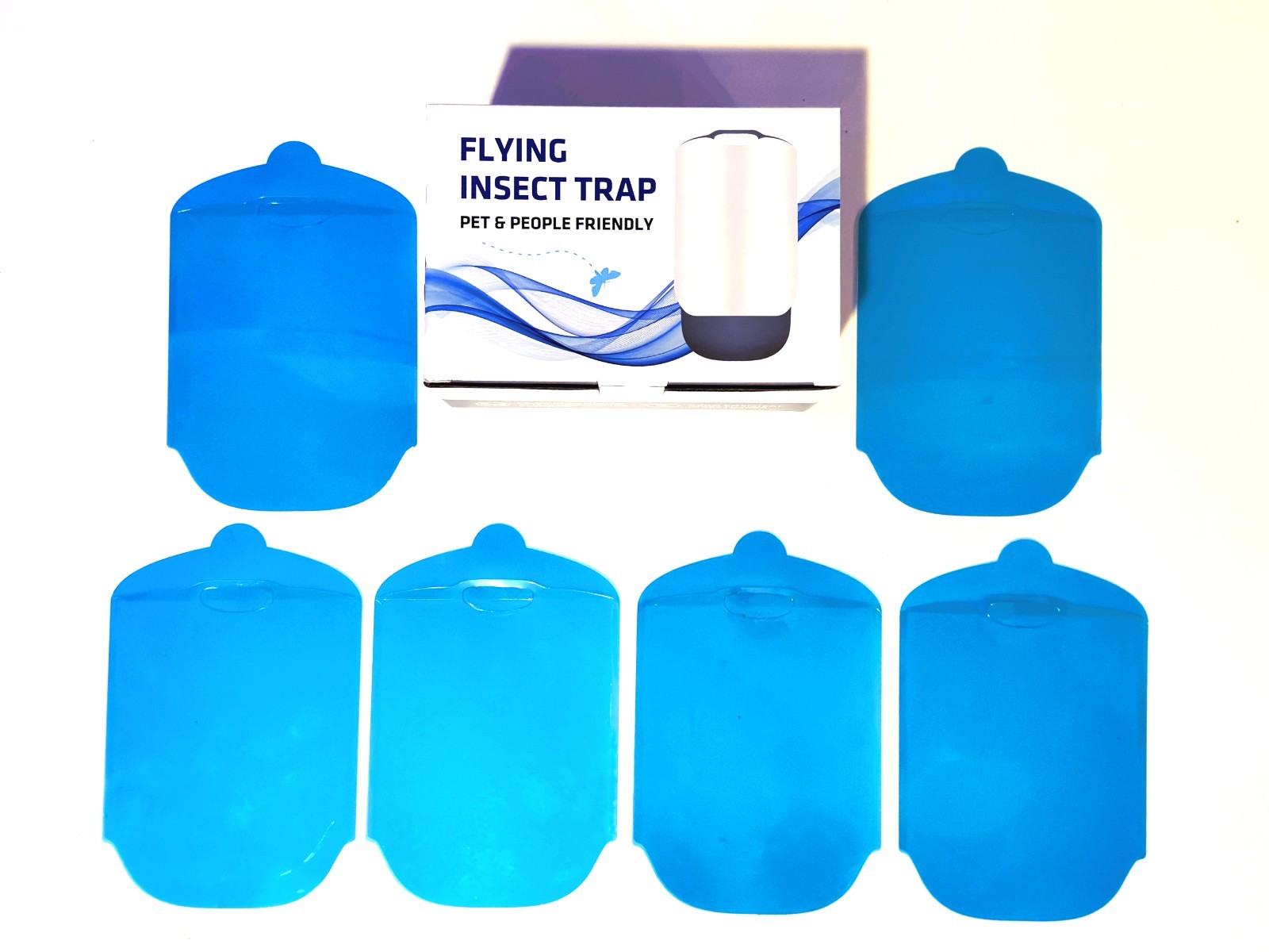 Indoor Plug-In Fruit Fly Insect Trap for Flies, Gnats, Bugs, Dimmable UV Light