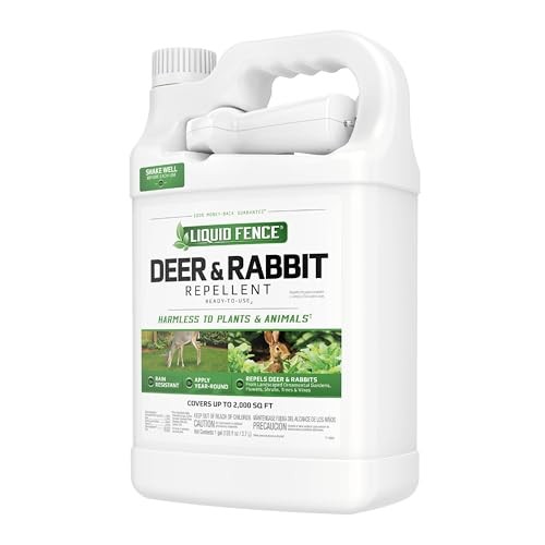 Liquid Fence Deer & Rabbit Repellent Ready-to-Use, 1-Gallon
