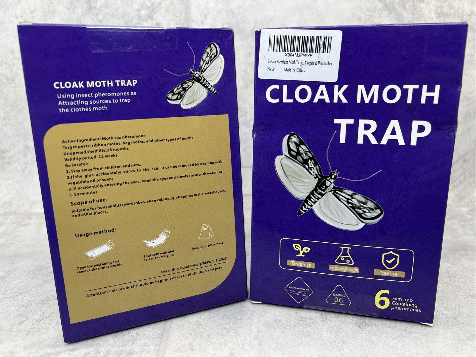 2 Packs! Moth Traps 6 Pack – Capture Clothing Closets Pantry – 12 Traps Total