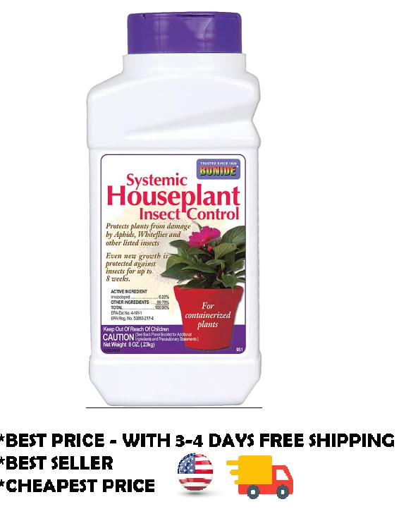 New Bonide Product 951 Systemic House Plant Insect Control 8 Oz.