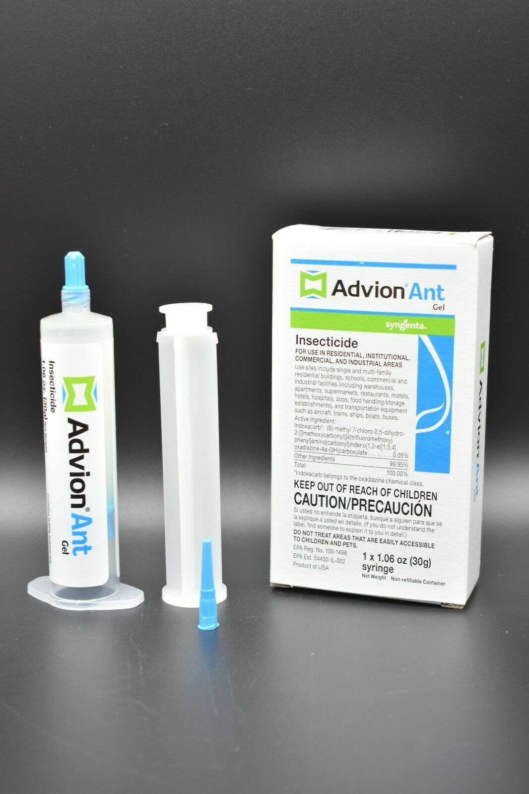 1 Tube Advion Ant Control Bait Gel Kill Argentine , Black , House Pavement etc.