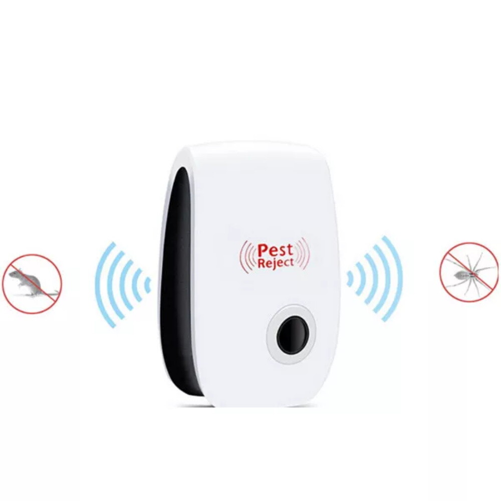Electronic Pest Reject Control Ultrasonic Repeller Home Bug Rat Spider Roaches