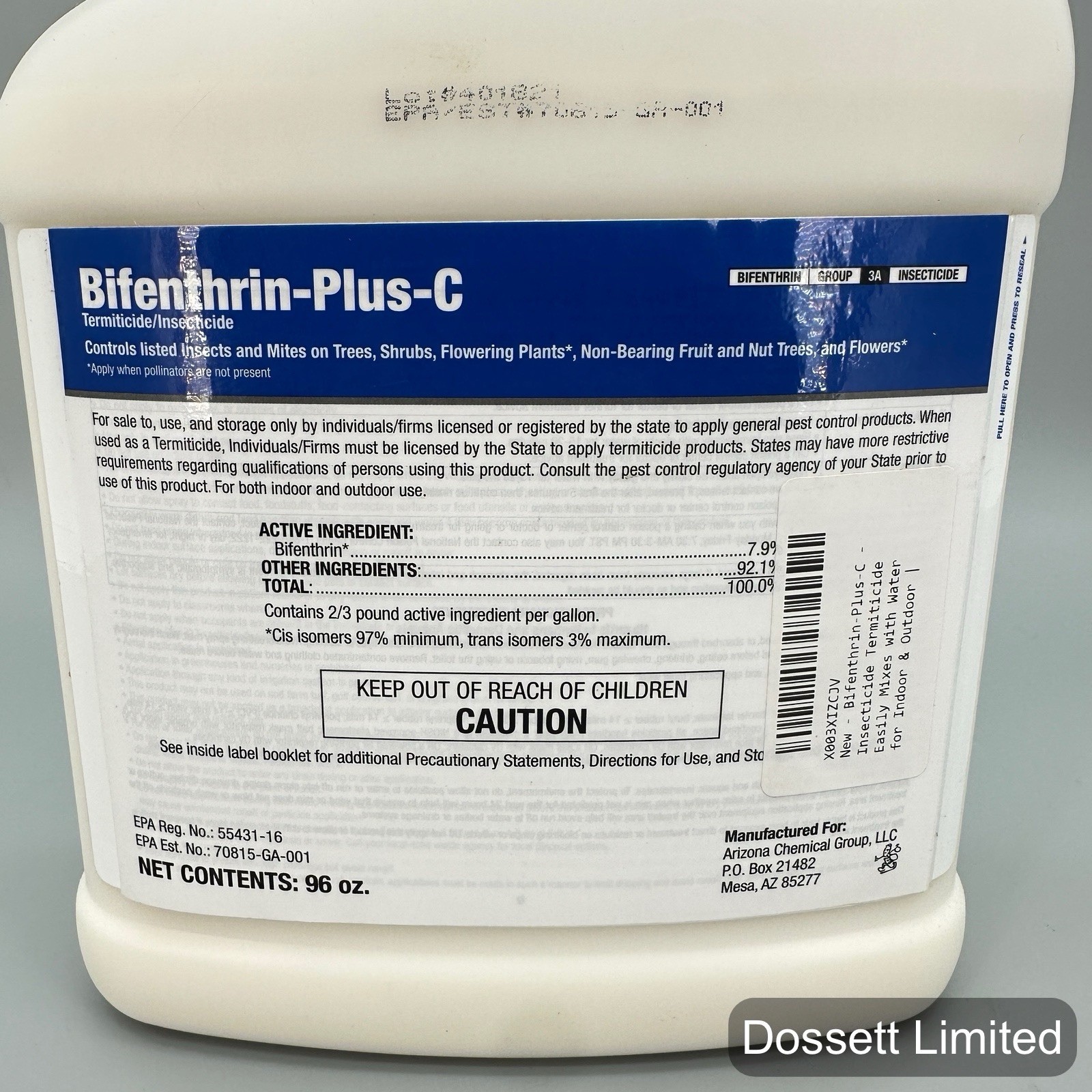 CSI Bifenthrin Plus-C 96 oz Concentrate | Kills Roaches & Termites | Pro Pest