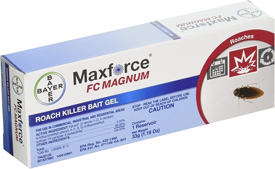 Maxforce FC Magnum Cockroaches Baiting Gel Controls American German Cockroaches