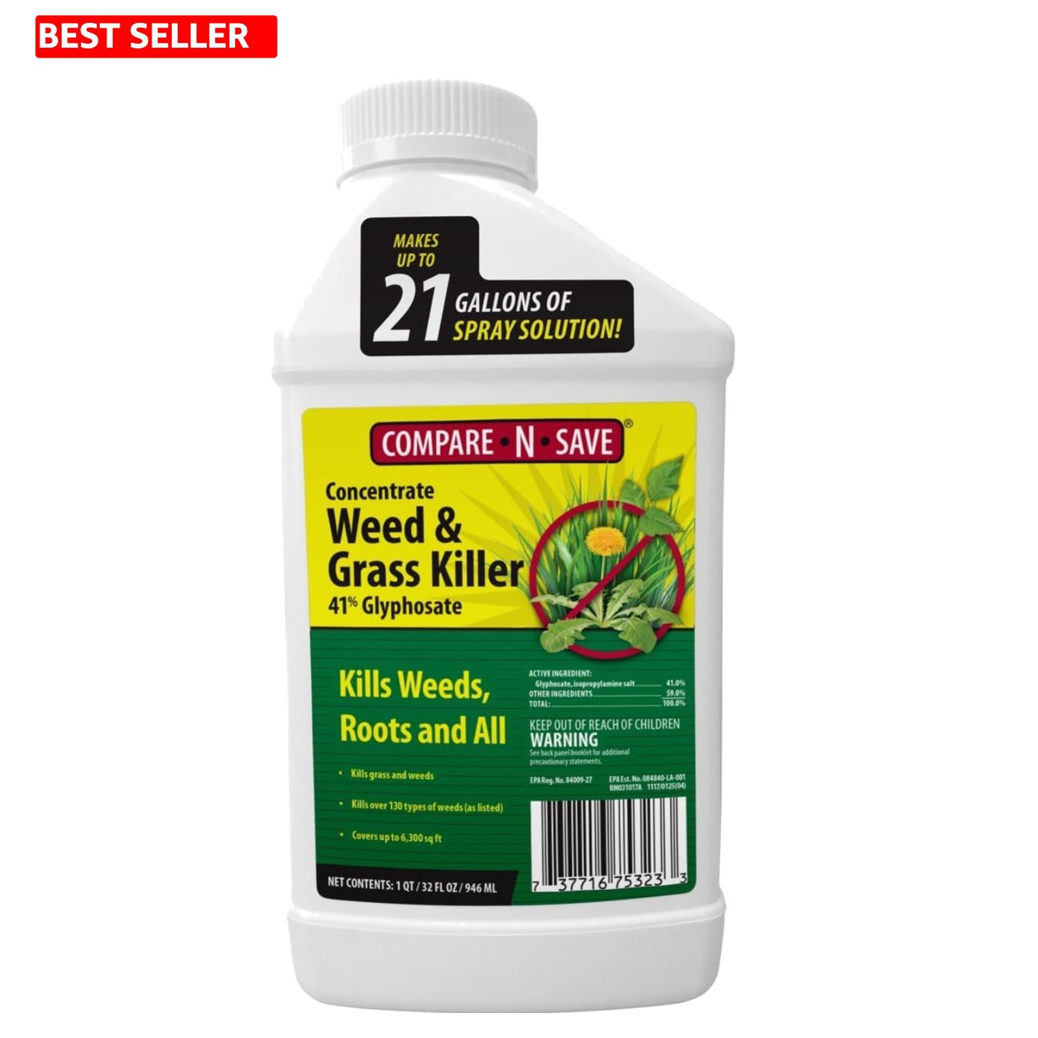 Ortho GroundClear Weed & Grass Killer Super Concentrate1, 32 Fl. Oz.