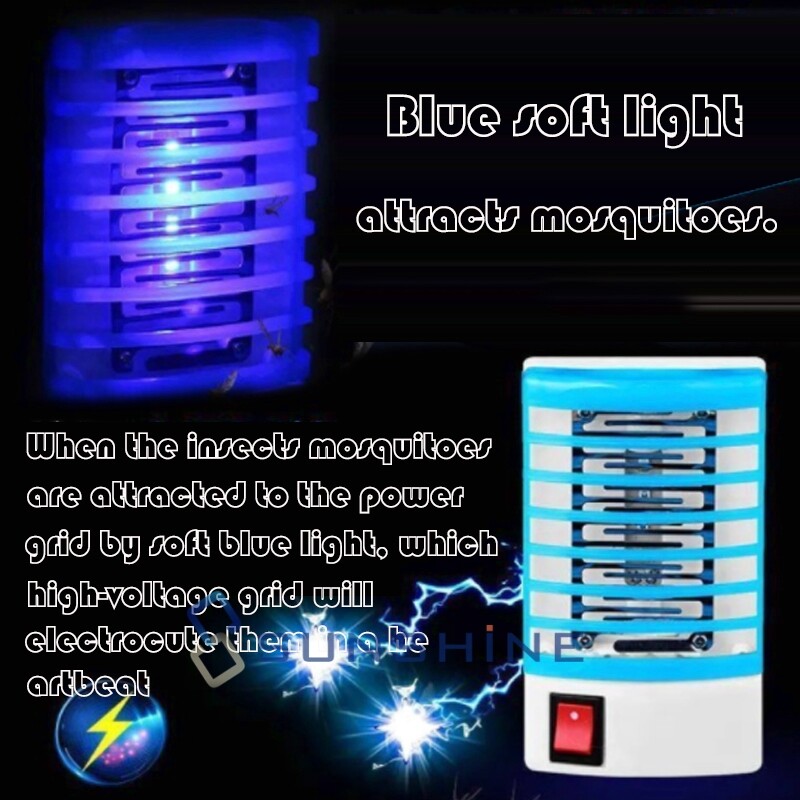 3 Plug in Mosquito Repellent Fly Catcher Mosquito Killing Lamp LED Exterminator