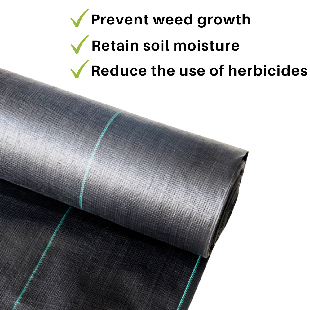 Heavy Duty Landscape Fabric 100 GSM, Weed Barrier Garden Mat, Different Sizes