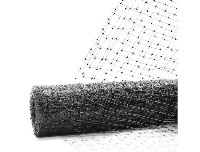 7 Ft. X 100 Ft. X 3/4 In. Black Plastic Bird Netting for Vegetable, Tree and Fru