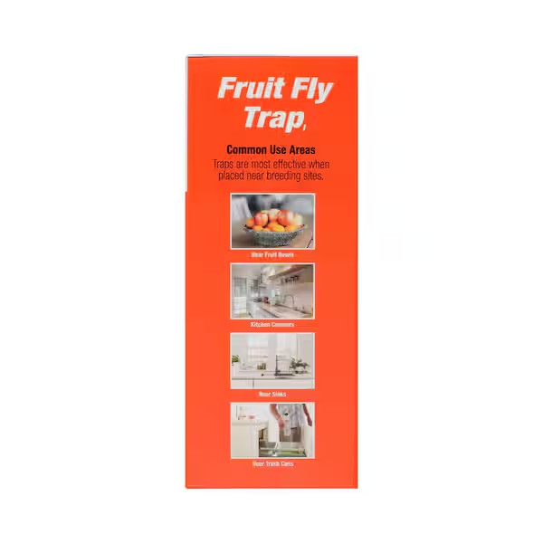 Indoor Fruit Fly Trap, (2-count) , Terro Traps, In Built With Window Sinks 2Pack