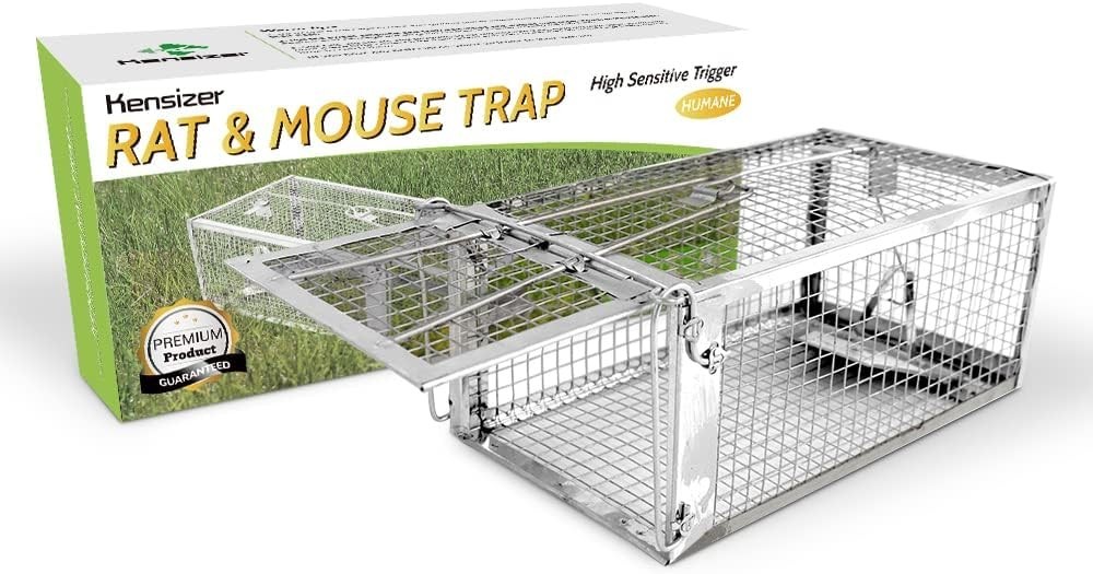 Durable Live Trap for Rats and Mice – Efficient Trigger, Modern Aluminum Finish