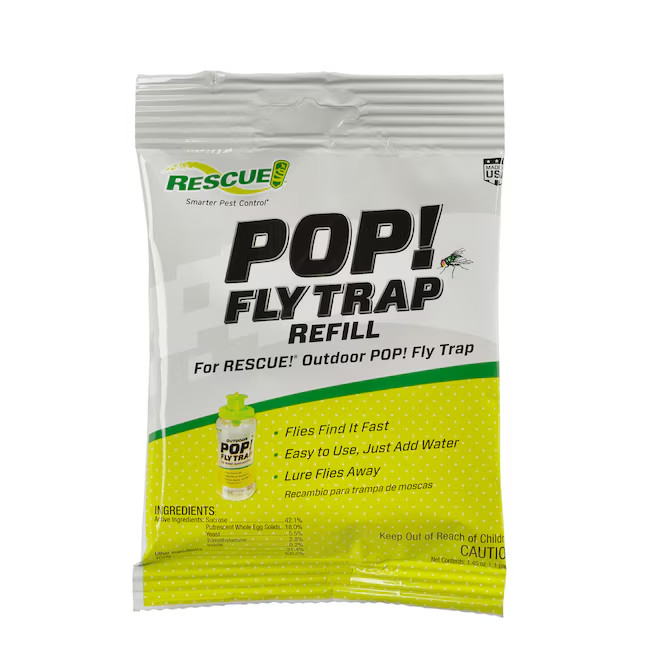 RESCUE! POP Fly Trap Outdoor Powder Refill Insect Trap
