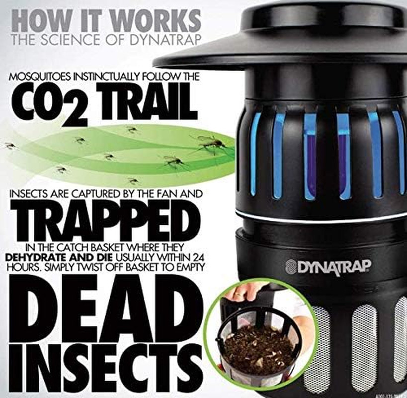 OUTDOOR BUG TRAP 1 Acre Mosquito Fly Insect Gnat Wasp Killer Zapper Alternative