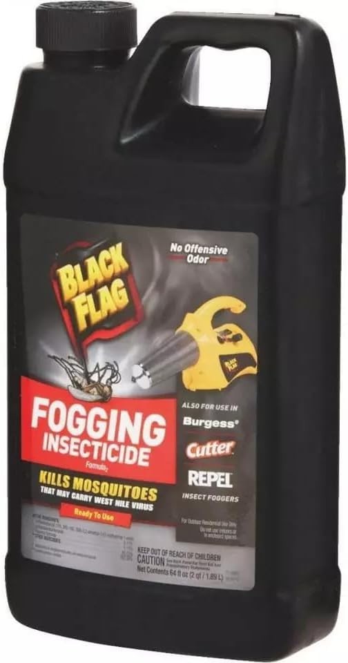 Black Flag Fogging Insecticide Ready-To-Use 5000 sq-ft Coverage Area 64oz 3Pack