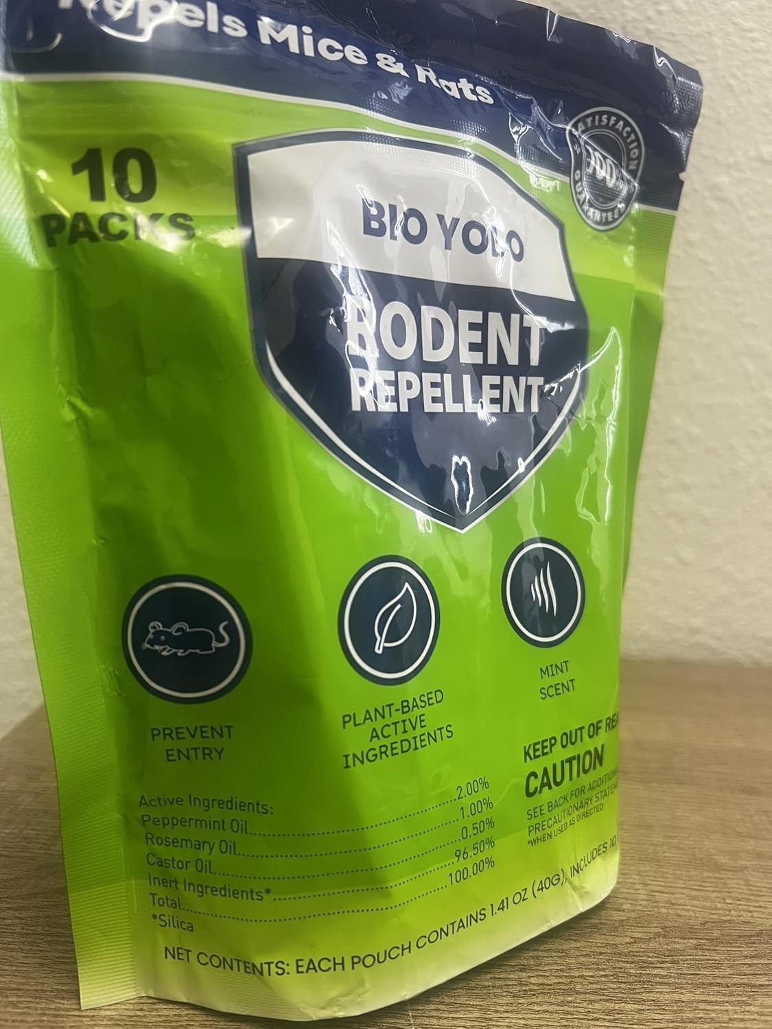 Rodent Repellent Pouches – Peppermint Oil, Plant-Powered – Repels Mice, Rats …