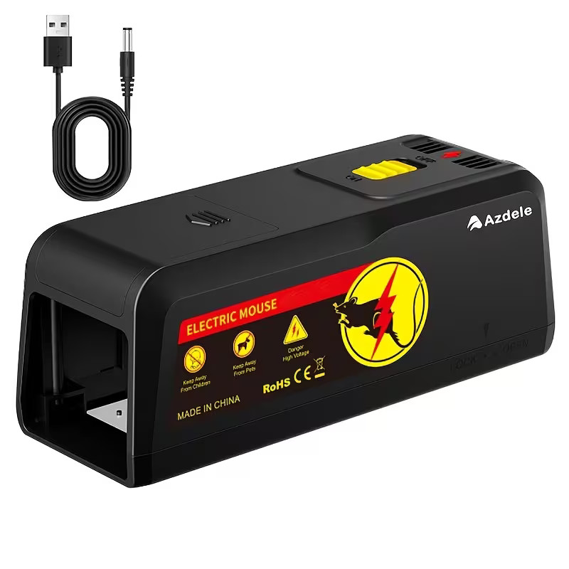ELECTRIC MOUSE & RAT KILLER – COMPACT ELECTRONIC PEST TRAP WITH ZAPPER FUNCTION