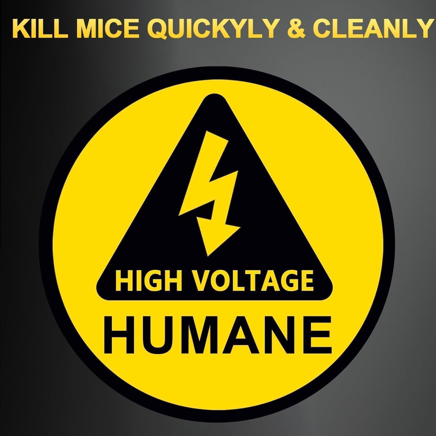 Upgraded Electronic Mouse Trap Control Kill Big Rat Pest Electric Rodent Zapper