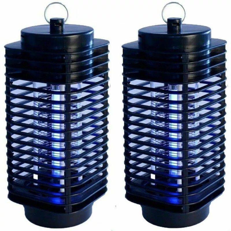 2Pack Electric UV Mosquito Killer Lamp Outdoor/Indoor Fly Bug Insect Zapper Trap