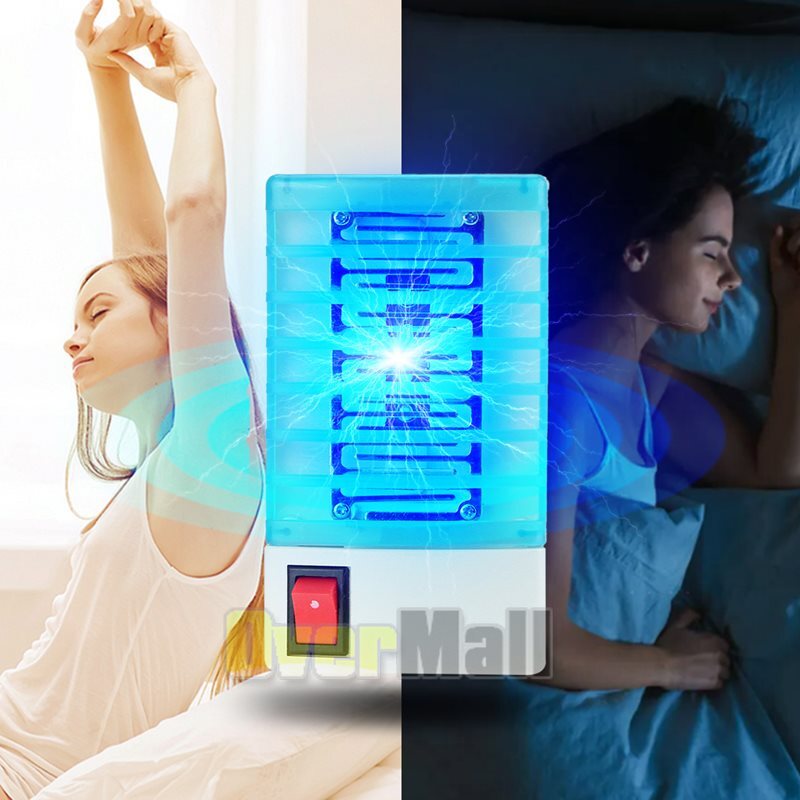 Electric Fly Gnat Killer Lamp Pests Fly Insect Trap Mosquito Bug Zapper Catcher