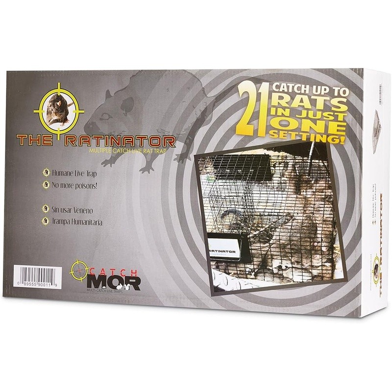 Humane Trapping Cage Small Mammals Easy Catch & Release System Non Electric New