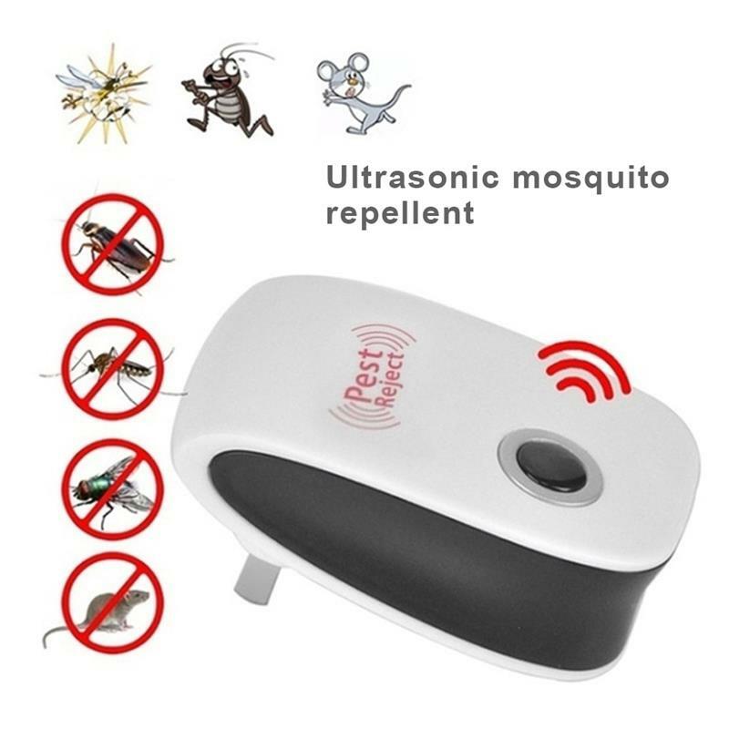 Pest Reject Pro Ultrasonic Repeller Home Bed Bug Mites Spider Defender Roaches