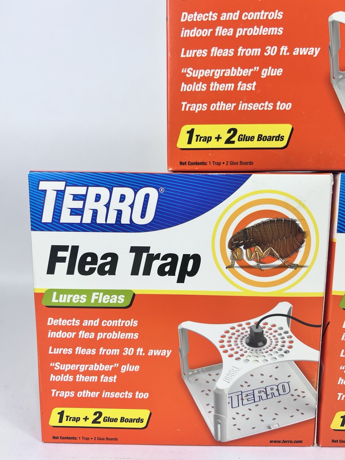 Terro Flea Trap Lure T230 Electric Indoor Insect Light Killer 3 Pack Lot Set