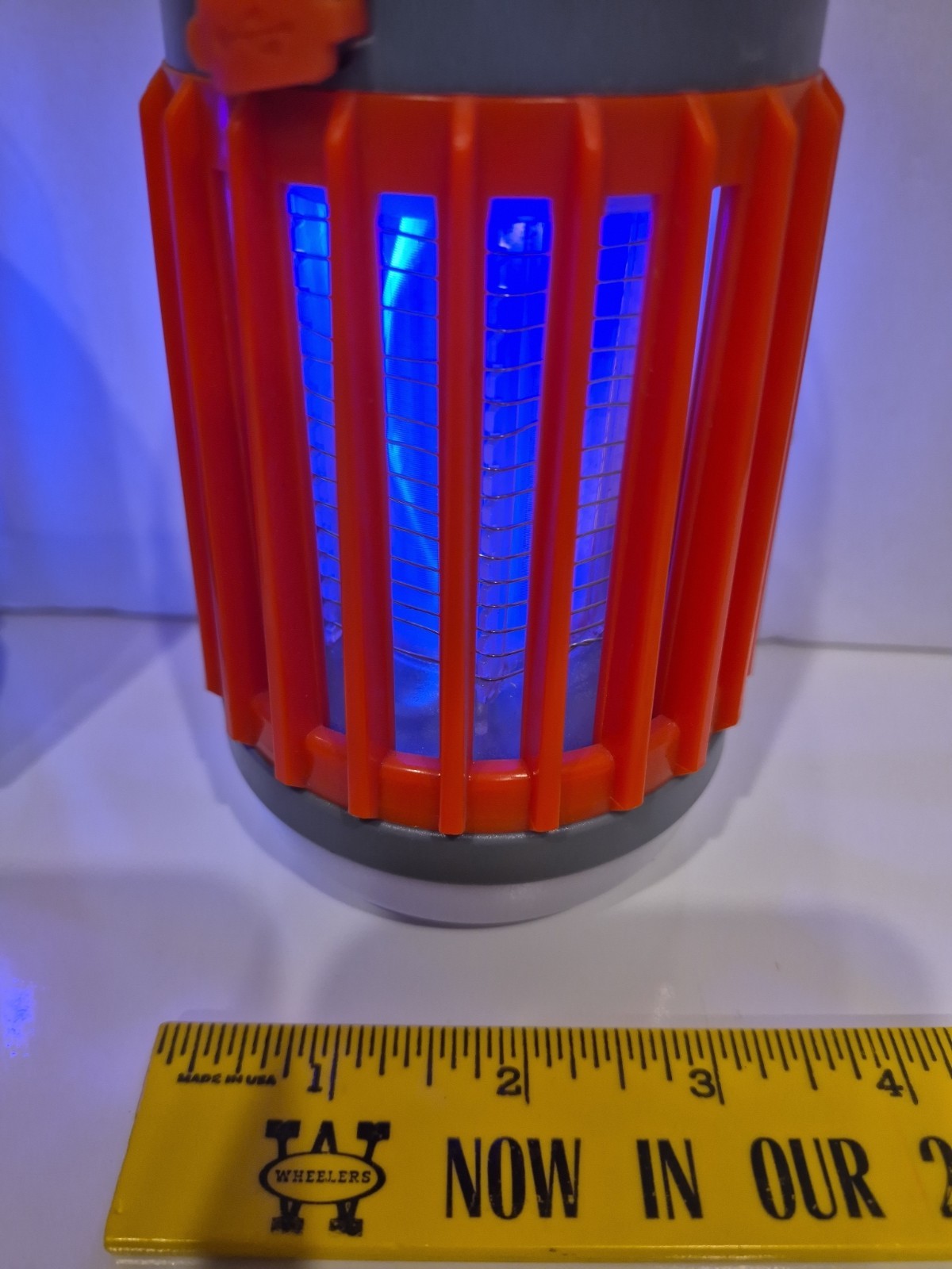 Lot 2 Solar Or Micro USB Charge Mosquito Bug Zapper Camping Patio Light Lantern