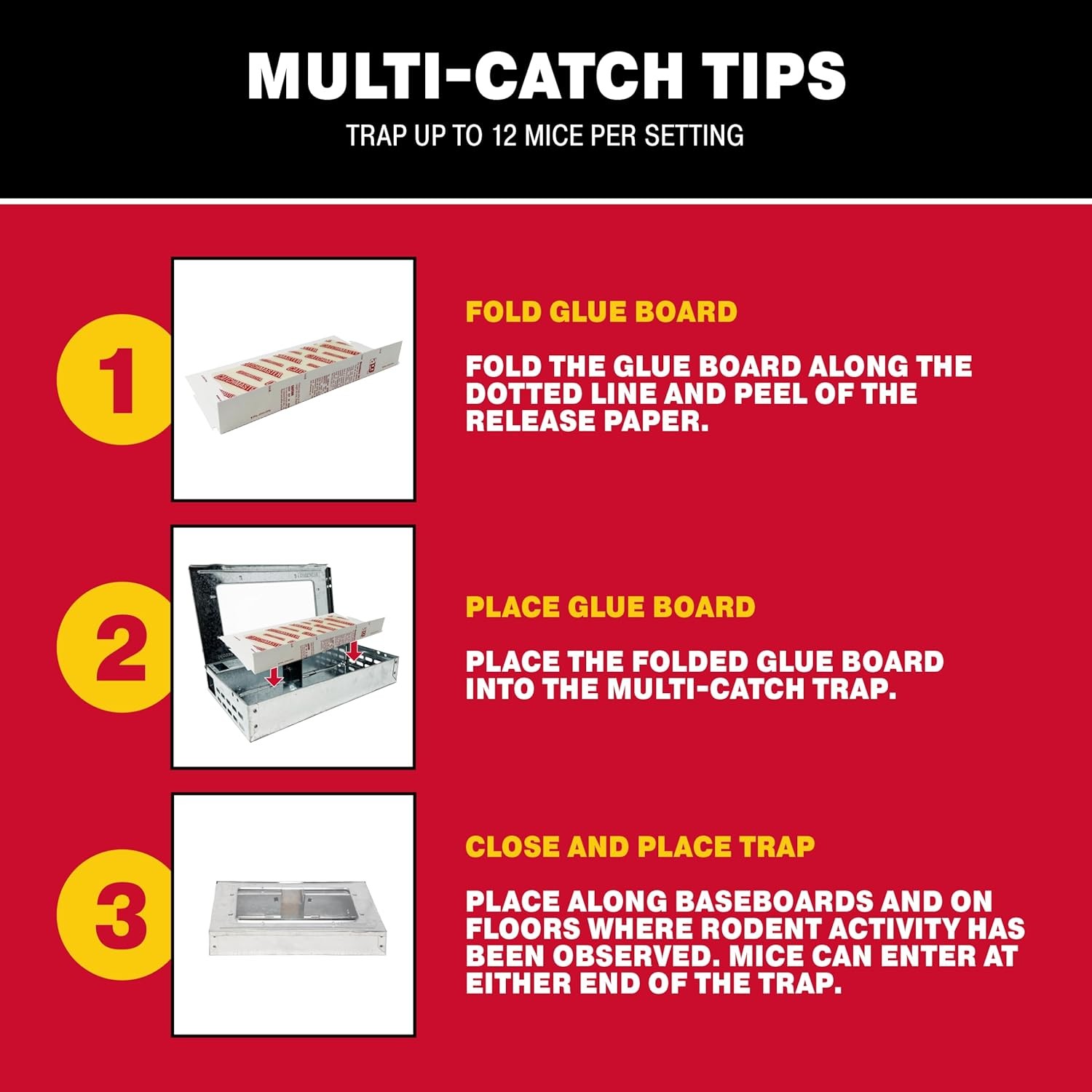 Catchmaster Pro Series Multi-Catch Glue Board Trap Refill
