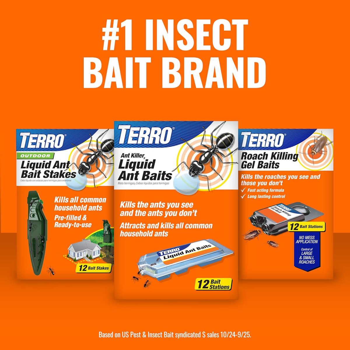 TERRO T300B Liquid Ant Killer Bait Stations 12-Pack – Indoor Ant Traps