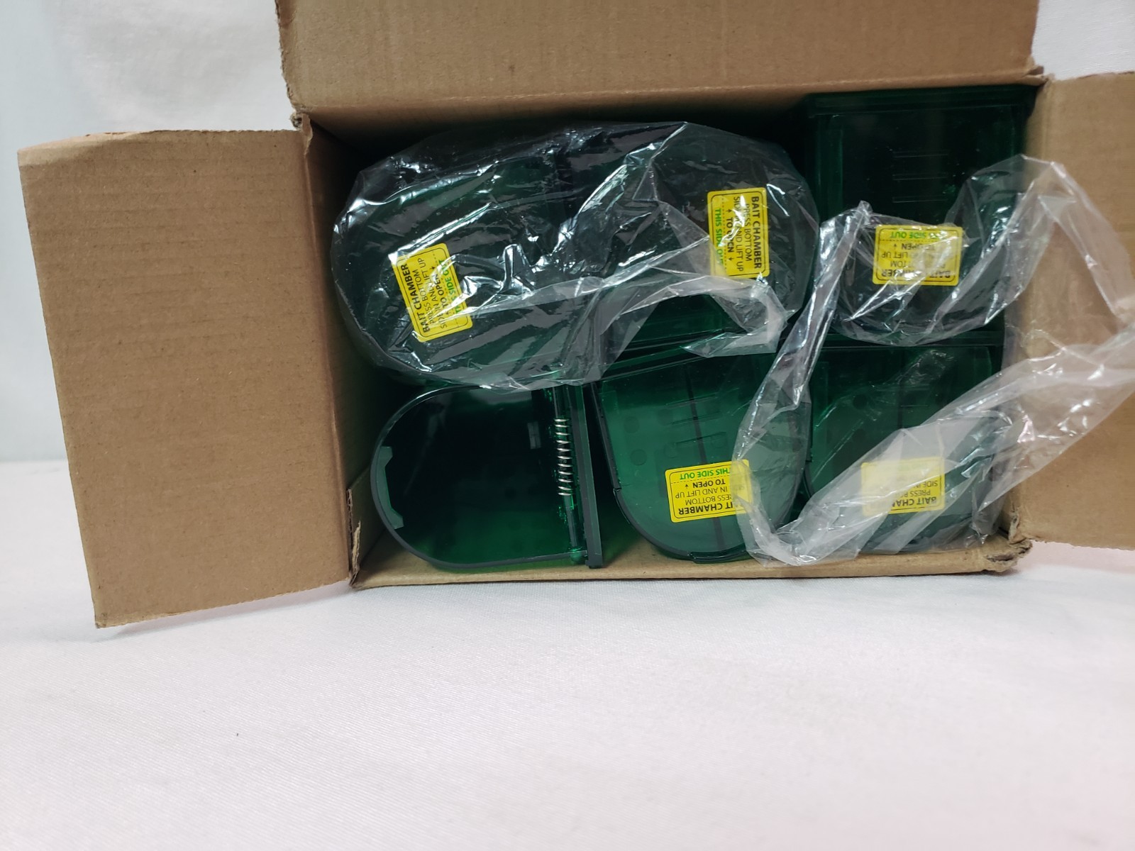 Campior Humane No-Kill Mouse Trap Indoor, Child & Pet Safe, 6-Pack, Green