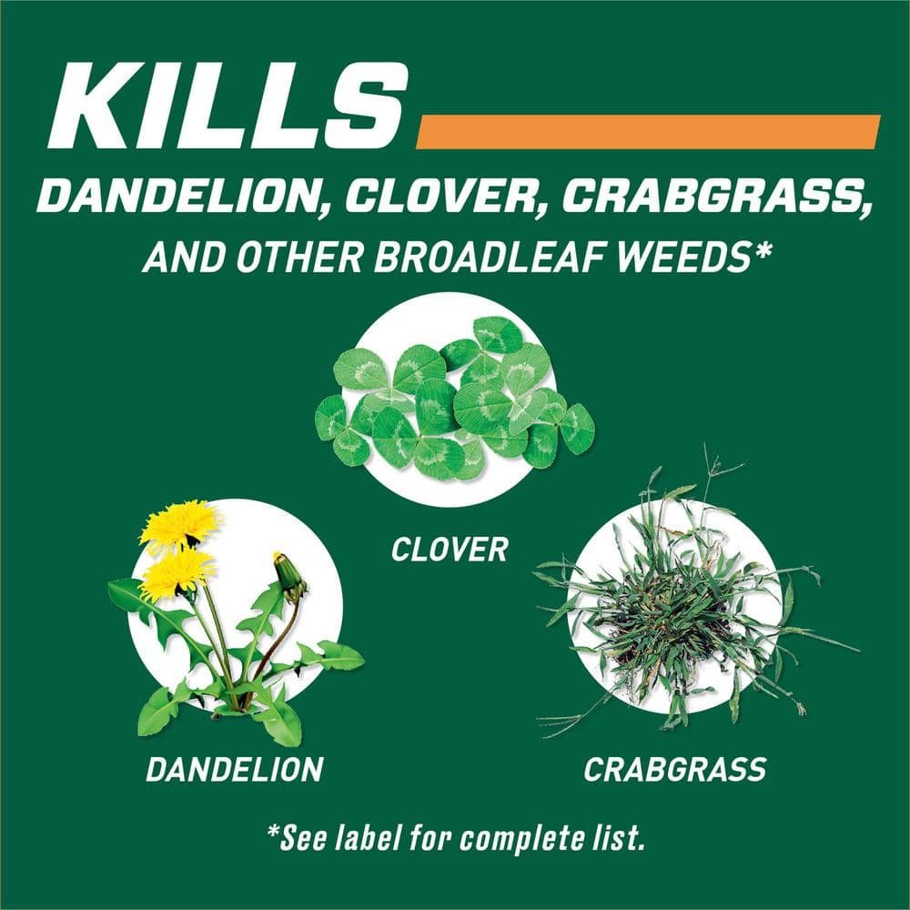 Weed B-Gon Ready-To-Spray Lawn Weed Killer with Crabgrass Control, 32 oz