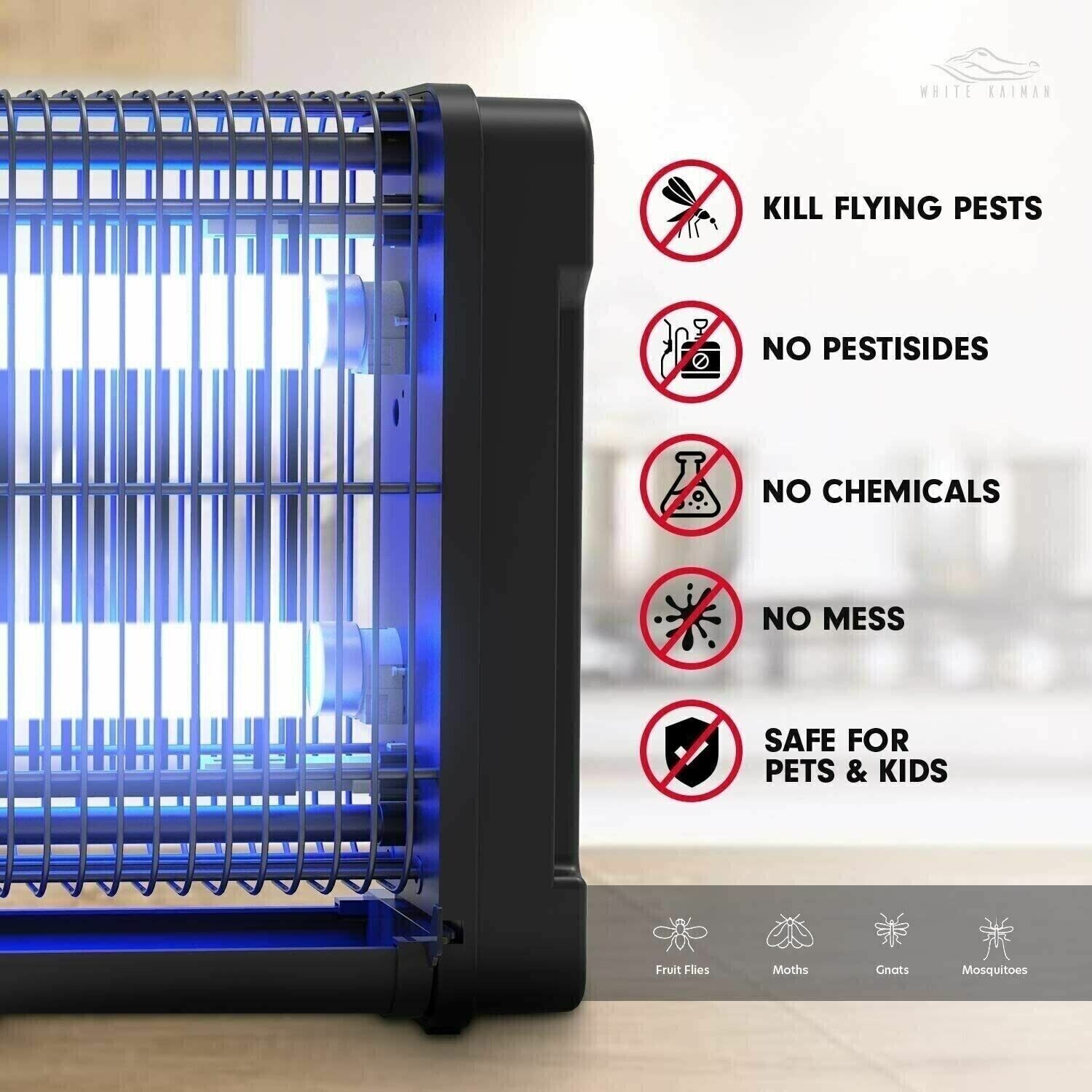Indoor Bug Zapper Electric UV Light Insect Fly Pest Bug Gnat and Mosquito Trap