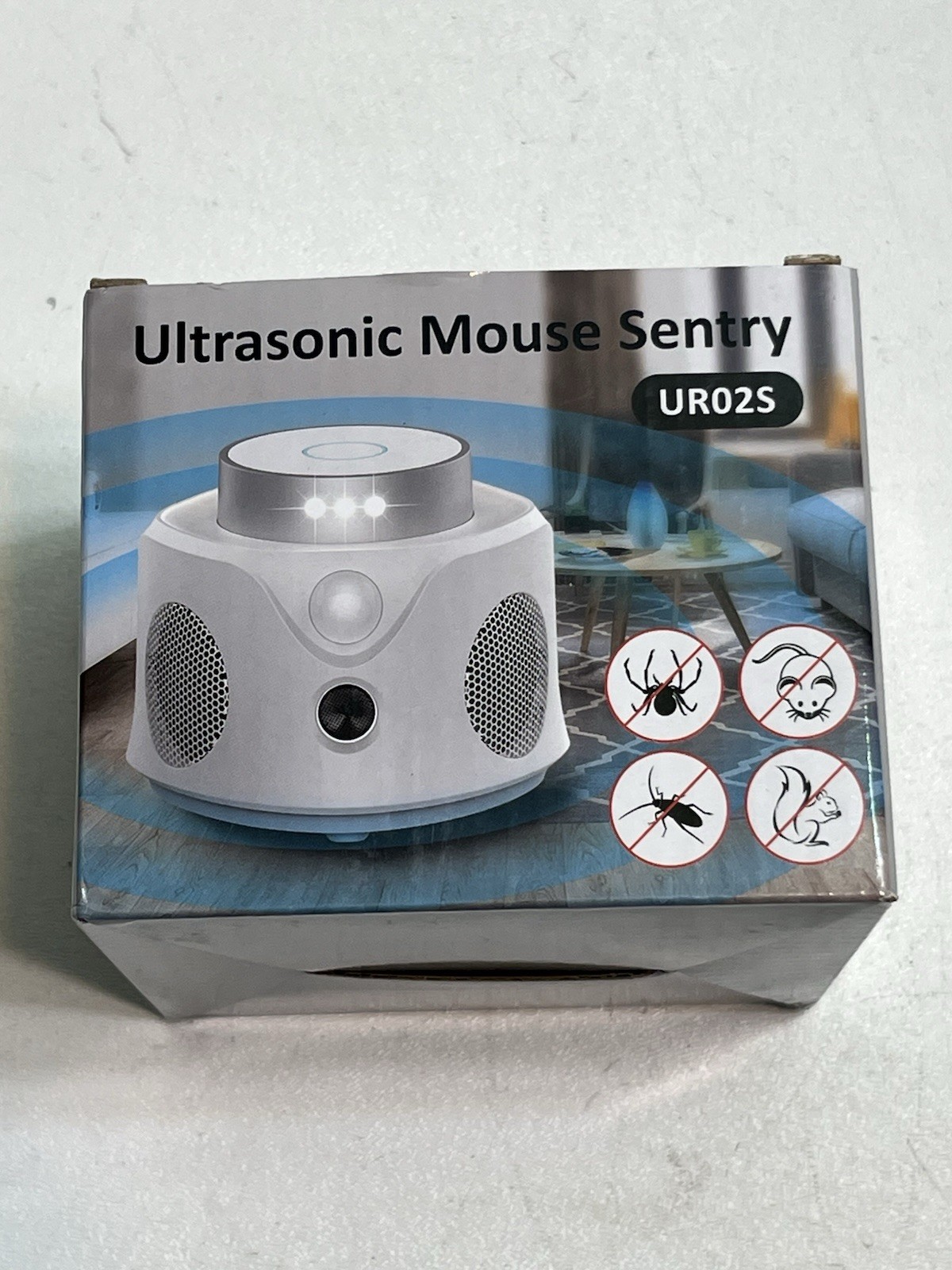 Rodent Ultrasonic UR02S WHITE UNIT Mouse Sentry Repellant Bugs Insect Cockroach