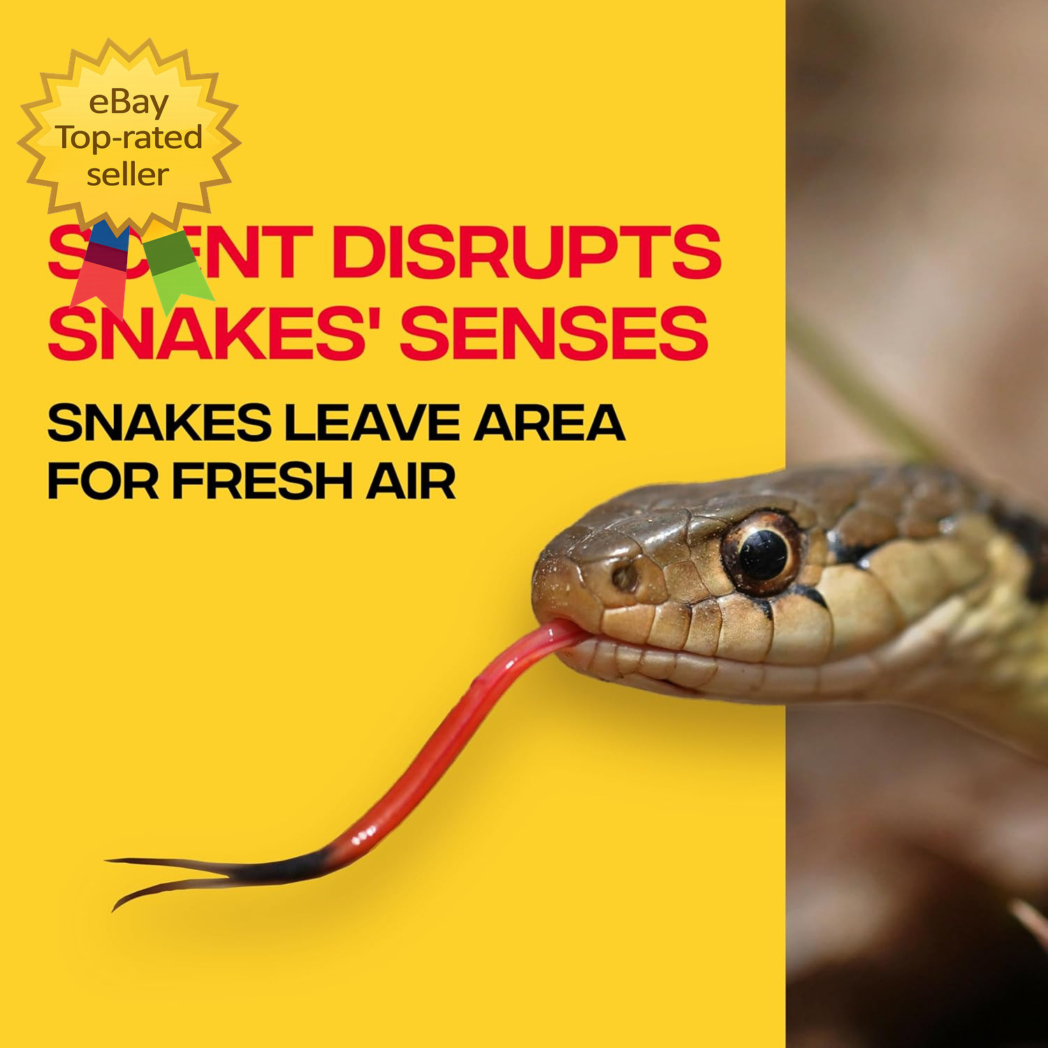 Outdoor Snake Repellent Granules 10 Lb Yard Pest Control Covers Up to 125 Acres