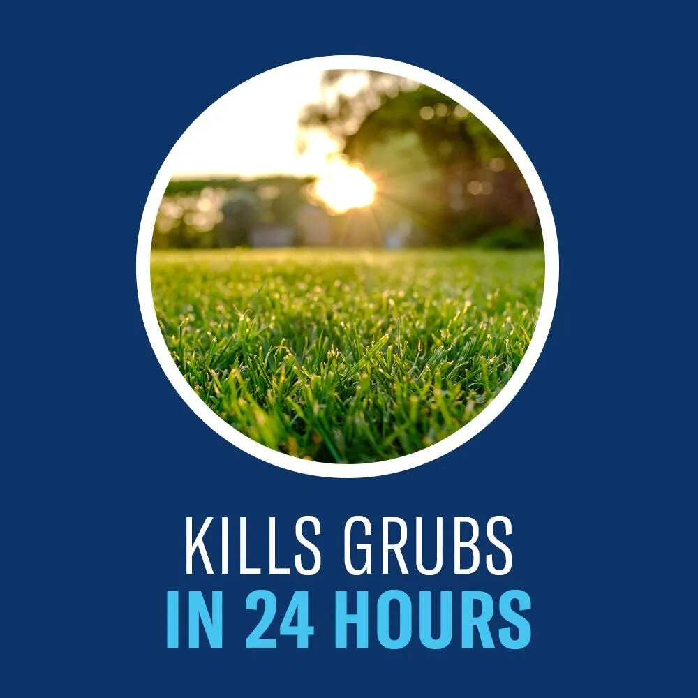 BioAdvanced 700745S 24 Hour Lawn Grub Killer Plus Tick Granules 20 lb, 10,000 sf