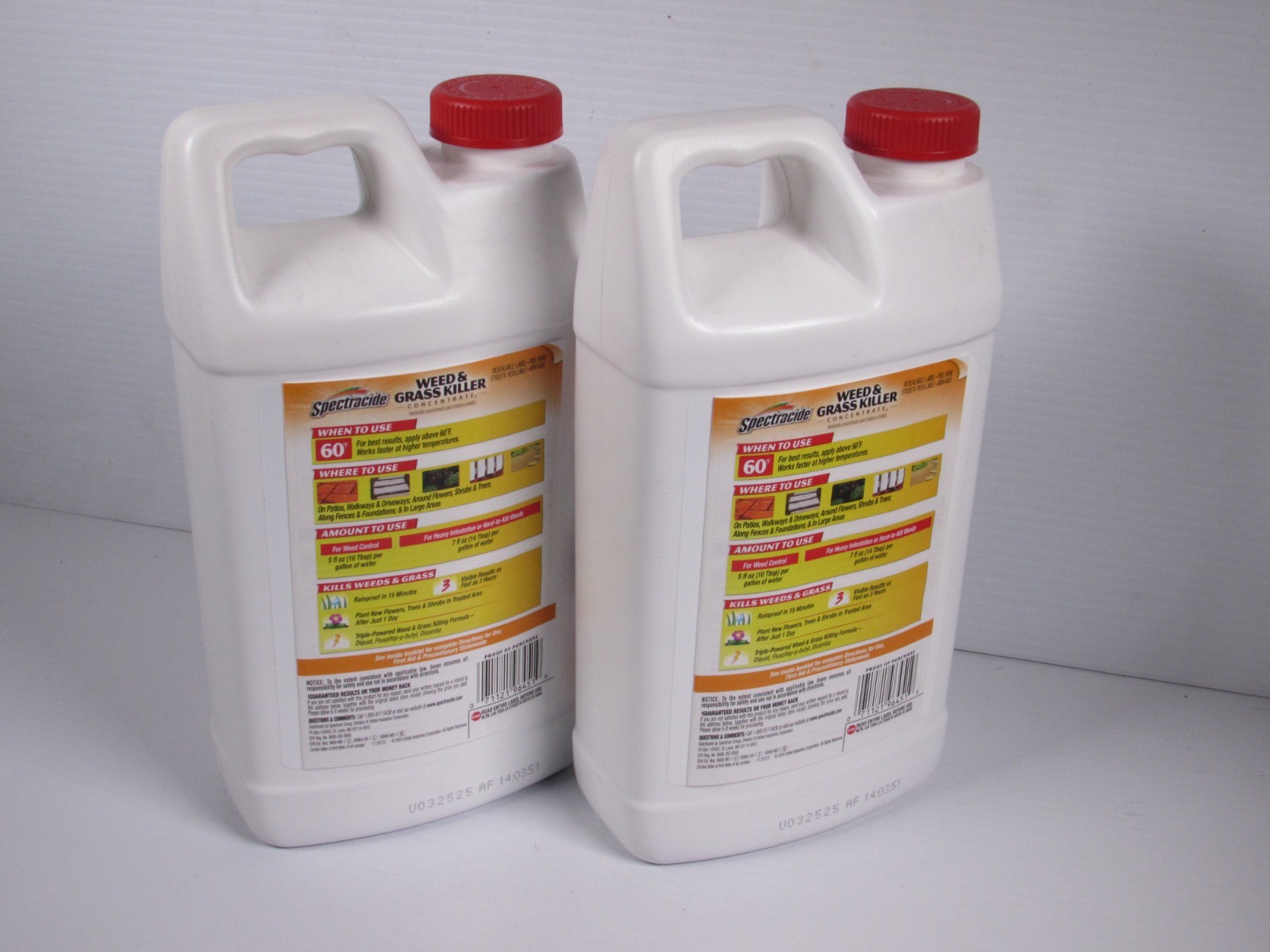 2 Pack Spectracide Weed & Grass Killer, 64 Fl Oz Each Concentrate TWO BOTTLES