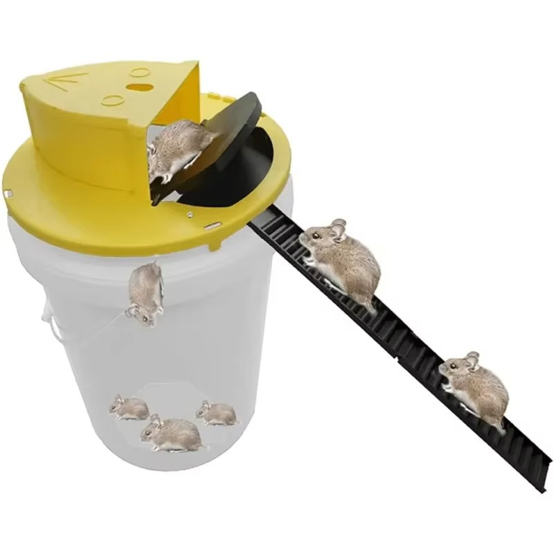 1- 4 Set of Bucket Lid Mouse Rat Trap Bucket Mousetrap Catcher US FAST SHIPPING