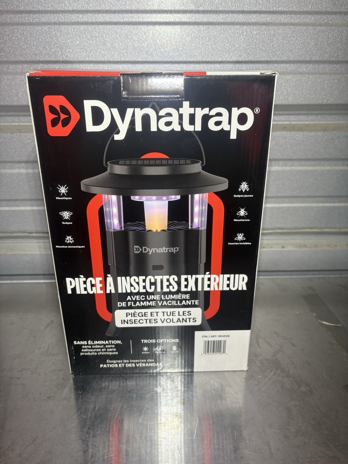 Dynatrap Solar Outdoor Bug Trap Mosquito Insect Killer 1/4 Acre UV LED